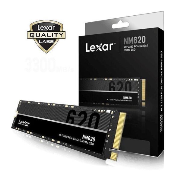 Lexar NM620 SSD 1TB PCIe Gen3 NVMe M.2 2280 Internal Solid State Drive