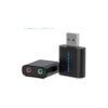 Vention USB External Sound Card Black Metal Type