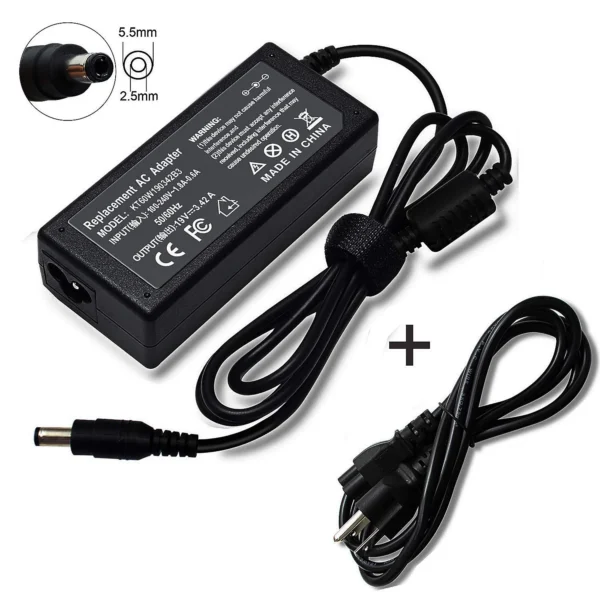 19v 3.42A 65W Laptop Charger AC Adapter for Toshiba