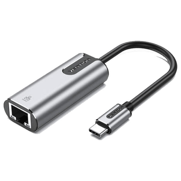 Vention USB-C TO GIGABYTE ETHERNET Adapter 0.15M Gray Aluminum Alloy Type