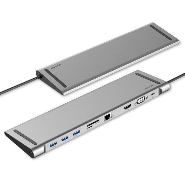 Vention Type C to Multi-Function 10 IN 1 Docking Station (VEN-TFGHB)