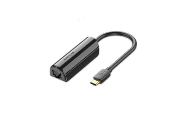 Vention CFABB USB-C To 100M Ethernet Adapter 0.15M(Black)