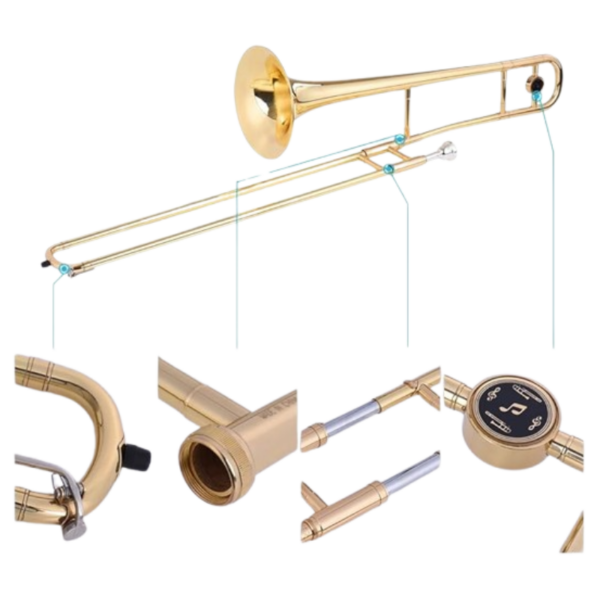 Btuty Trumpet Alto Trombone Brass Bb Tone B Flat Woodwind Instrument
