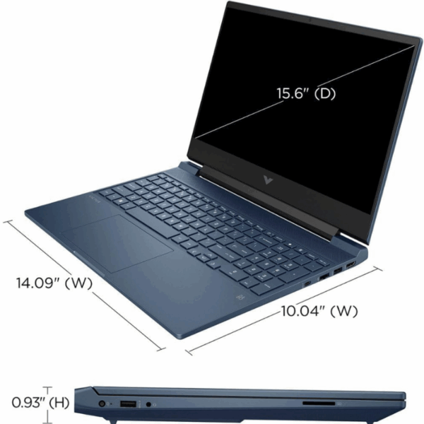 HP Victus 15 Gaming Laptop 2025 15.6" FHD Display Intel Core i7-12650H NVIDIA GeForce RTX 4050 6GB 32GB DDR4 1TB SSD Win 11 Home Backlit Keyboard - Blue