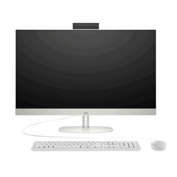 HP All-in-One 27-cr0162nh 27-inch Display 13th Generation Intel Core i7-1355U 16GB RAM 512GB SSD Intel® Iris® Xᵉ Graphics Windows 11 Pro - Shell white