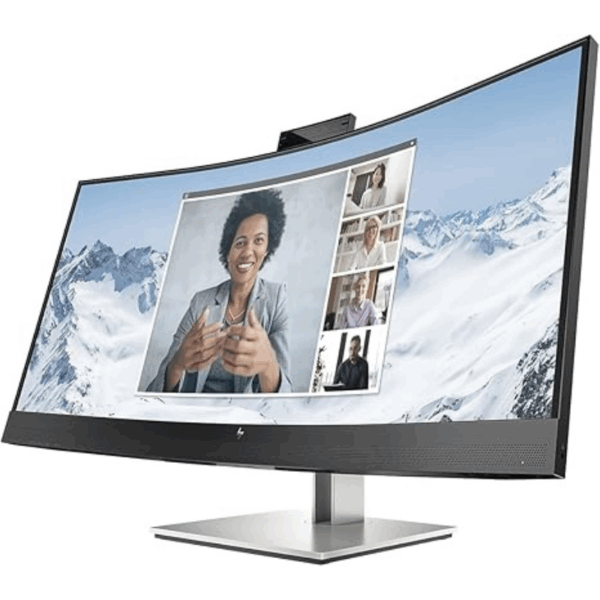 HP E34m G4 34" WQHD Curved Screen LED LCD Monitor - Black