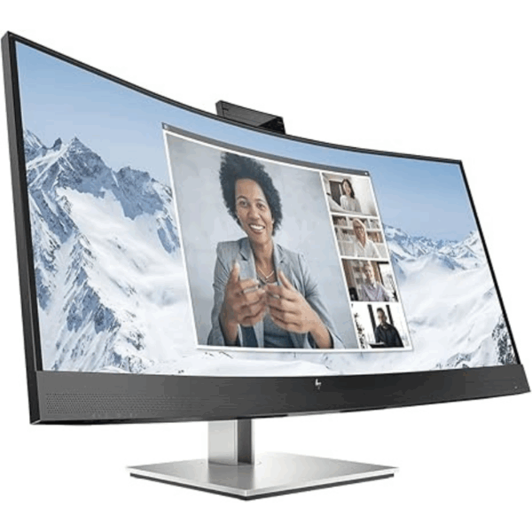 HP E34m G4 34" WQHD Curved Screen LED LCD Monitor - Black