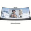 HP E34m G4 34" WQHD Curved Screen LED LCD Monitor - Black