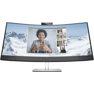 HP E34m G4 34" WQHD Curved Screen LED LCD Monitor - Black