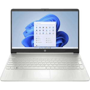 HP 15s-fq5004nia Laptop 12th Gen Intel Core i3-1215U 4GB DDR4 256GB SSD Anti-glare 15.6" FHD Display Intel UHD Graphics Backlit Keyboard Windows 11 Silver