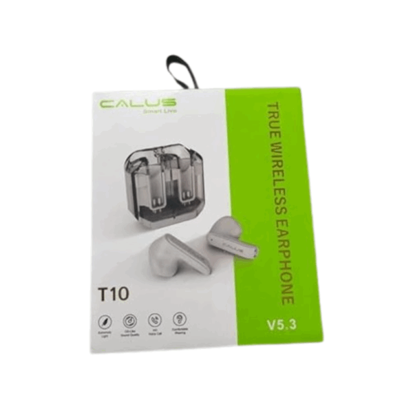 Calus T10 Earbuds Featherweight Transparent casing
