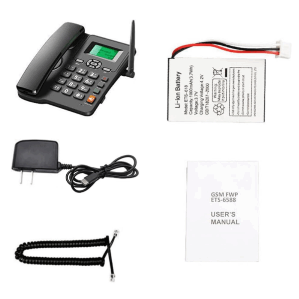 GSM FWP 6588 Fixed Wireless Phone with Dual SIM Card