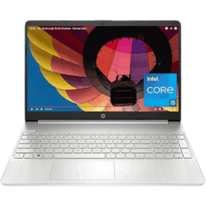 HP Notebook 15s-fq5295nia 12th Gen Core i5-1235U 8GB RAM 512GB SSD Intel Iris Xe Graphics 15.6″ FHD Display Backlit Keyboard Natural Silver