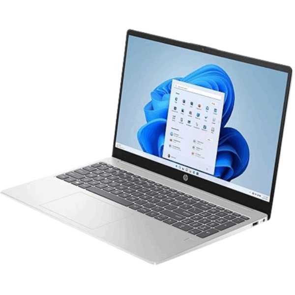 HP 15-fd0311TU Laptop 13th Gen Intel Core i5-1355U Processor 8GB RAM 512GB SSD 15.6-inch FHD Anti-Glare Display Windows 11 Home - Silver