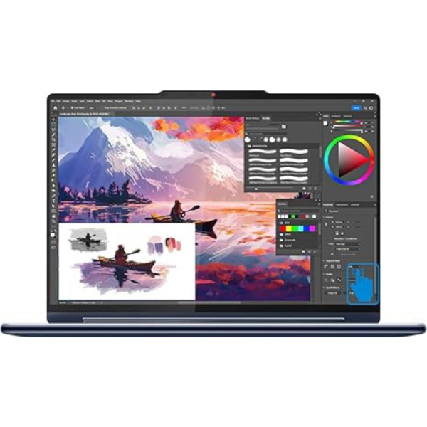 Lenovo Yoga 9i 2-in-1 Laptop 14.0" OLED 2.9K Touchscreen Intel Ultra 7-155H 16GB RAM 1TB SSD Backlit Keyboard Windows 11 Home - Black