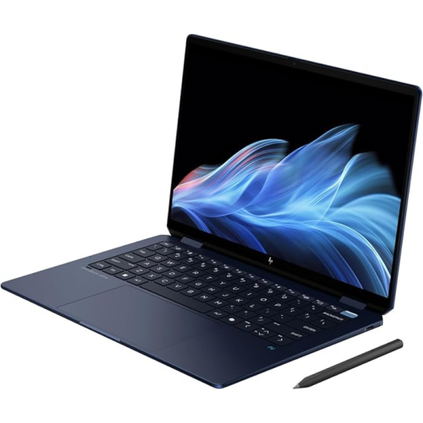 HP OmniBook Ultra Flip (2025) x360 Convertible Intel-8 Core Ultra 7-258V 32GB RAM 2TB SSD 14" OLED Touch Display Windows 11 Home Backlit Keyboard - Blue (N)