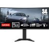 Lenovo G34w-30 Curved Gaming Monitor 34-inch Wide QHD Display