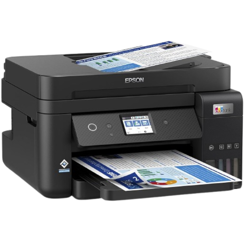 Epson Ecotank L6290 Office Ink Tank Printer A4 Colour 4-in-1 With ADF Wi Fi And Smart Panel Connectivity LCD Screen (W)