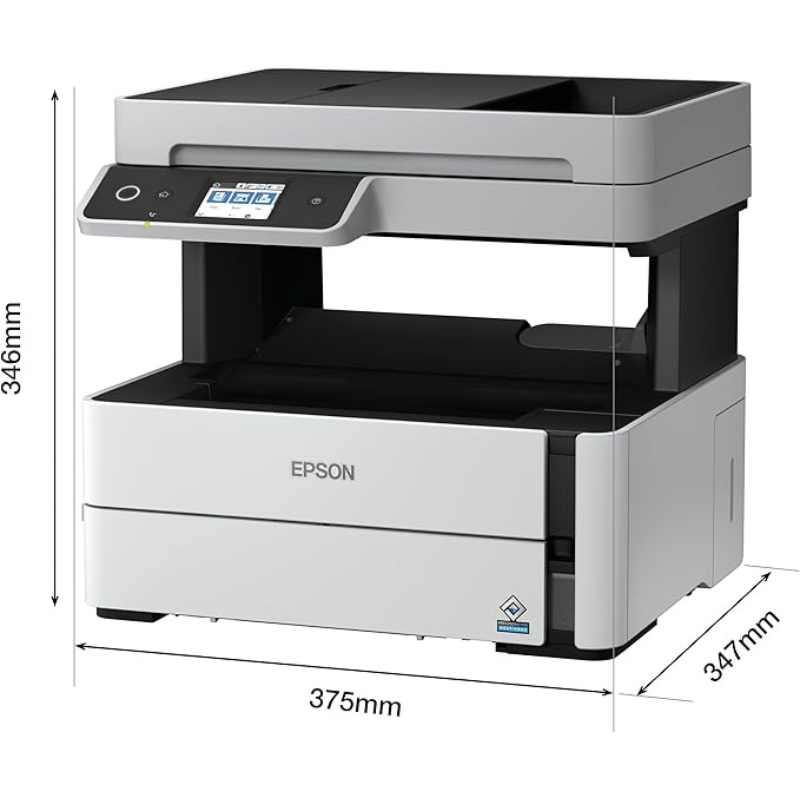 Epson EcoTank M3140 All-in-One Duplex Ink Tank Printer ADF Black Medium (W)